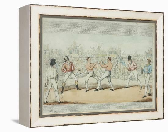 The Great Match Between Randall and Martin-George Cruikshank-Framed Premier Image Canvas