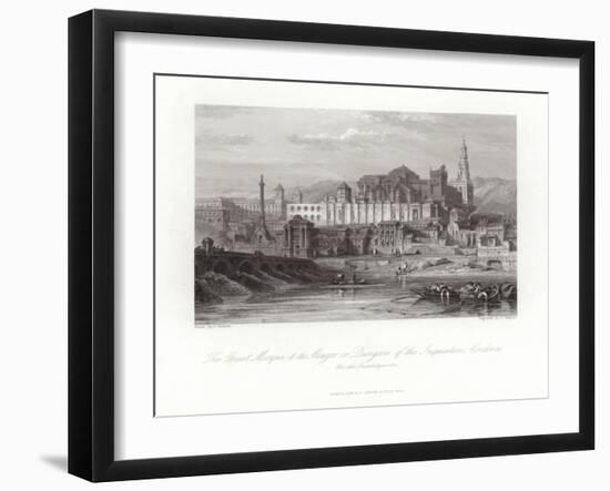 The Great Mosque and Alcazar-David Roberts-Framed Giclee Print