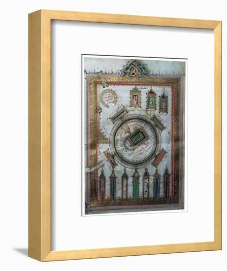 The Great Mosque at Mecca, showing the Karba in the centre-Unknown-Framed Giclee Print