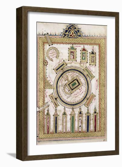 The Great Mosque of Mecca, from "Dalail Al Khairat"-null-Framed Giclee Print