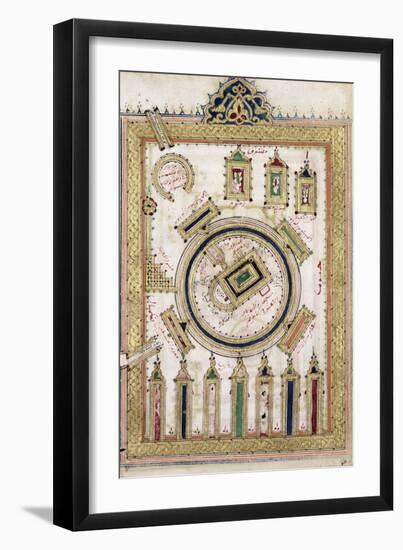 The Great Mosque of Mecca, from "Dalail Al Khairat"-null-Framed Giclee Print