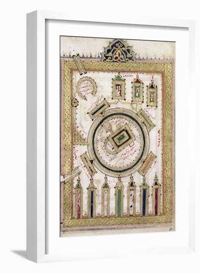 The Great Mosque of Mecca, from "Dalail Al Khairat"-null-Framed Giclee Print