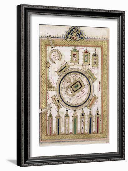 The Great Mosque of Mecca, from "Dalail Al Khairat"-null-Framed Giclee Print