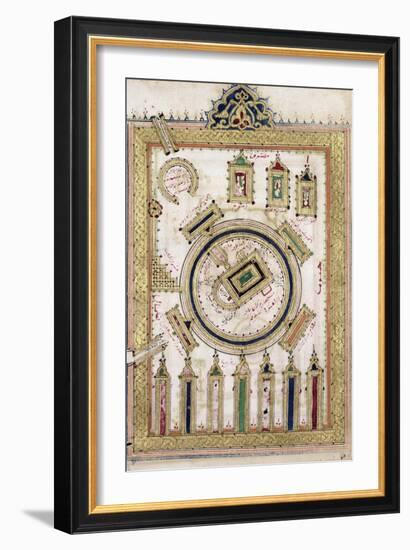 The Great Mosque of Mecca, from "Dalail Al Khairat"-null-Framed Giclee Print