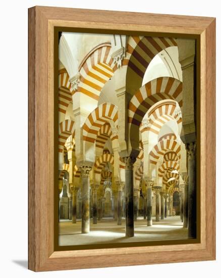 The Great Mosque, Unesco World Heritage Site, Cordoba, Andalucia (Andalusia), Spain-Adam Woolfitt-Framed Premier Image Canvas