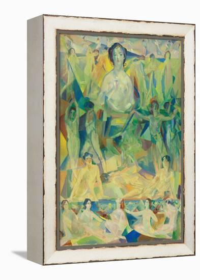 The Great Mother, C.1914 (Oil on Canvas)-Arthur Bowen Davies-Framed Premier Image Canvas