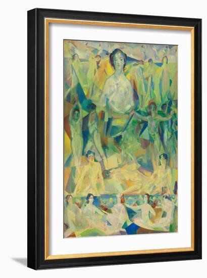 The Great Mother, C.1914 (Oil on Canvas)-Arthur Bowen Davies-Framed Giclee Print