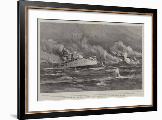 The Great Naval Engagement Off the Mouth of the Yalu River-Joseph Nash-Framed Giclee Print