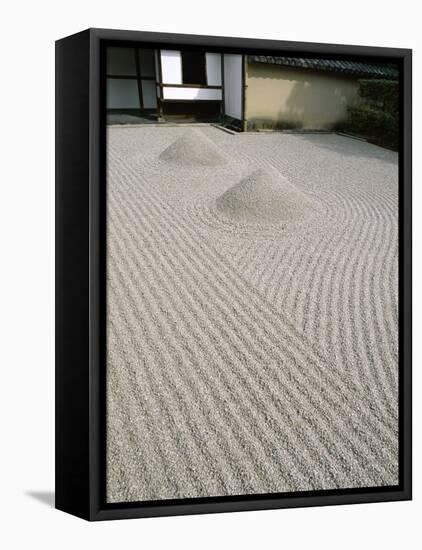 The Great Ocean Rock, Daisen-In Zen Garden, Daitokuji Temple, Kyoto, Honshu, Japan-null-Framed Premier Image Canvas