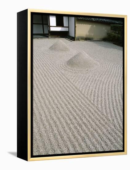 The Great Ocean Rock, Daisen-In Zen Garden, Daitokuji Temple, Kyoto, Honshu, Japan-null-Framed Premier Image Canvas