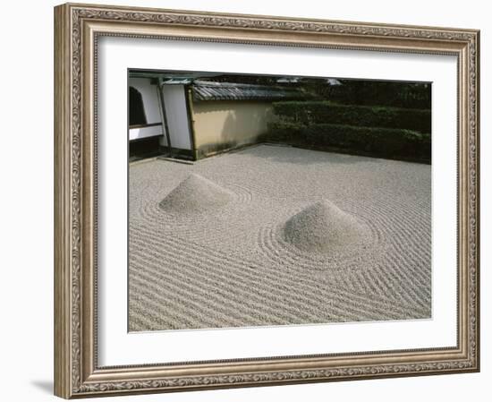 The Great Ocean Rock, Daisen-In Zen Garden, Daitokuji Temple, Kyoto, Honshu, Japan-null-Framed Photographic Print