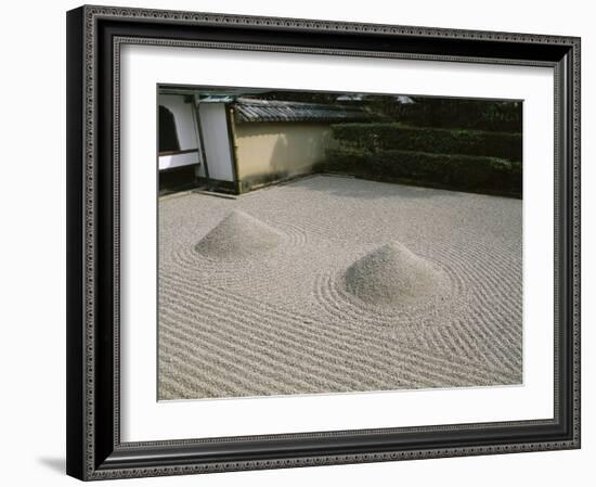 The Great Ocean Rock, Daisen-In Zen Garden, Daitokuji Temple, Kyoto, Honshu, Japan-null-Framed Photographic Print