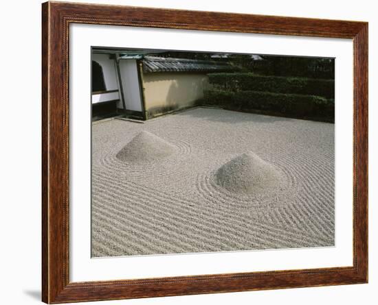 The Great Ocean Rock, Daisen-In Zen Garden, Daitokuji Temple, Kyoto, Honshu, Japan-null-Framed Photographic Print