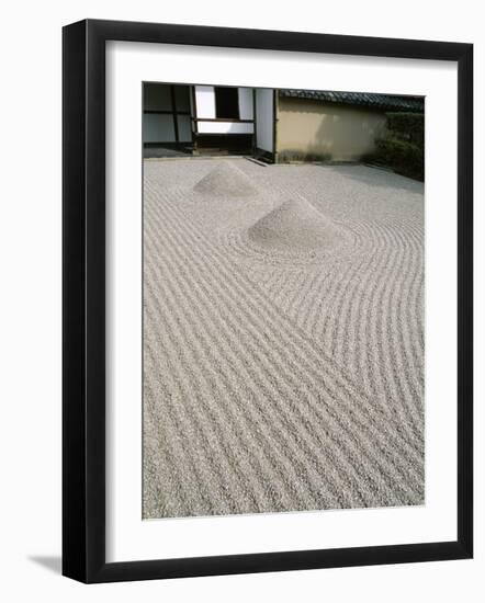 The Great Ocean Rock, Daisen-In Zen Garden, Daitokuji Temple, Kyoto, Honshu, Japan-null-Framed Photographic Print