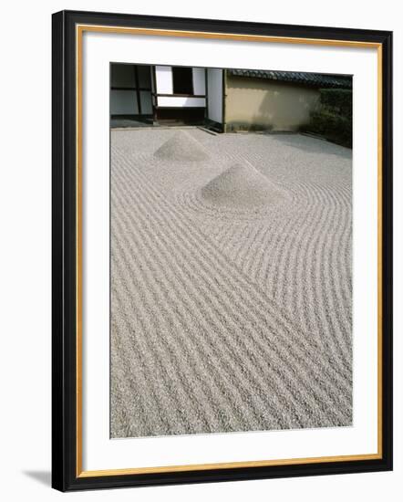 The Great Ocean Rock, Daisen-In Zen Garden, Daitokuji Temple, Kyoto, Honshu, Japan-null-Framed Photographic Print