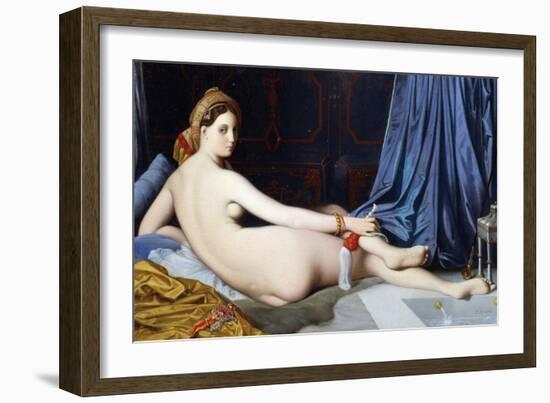 The Great Odalisque, 1780-1867-Jean Baptiste Debret-Framed Giclee Print