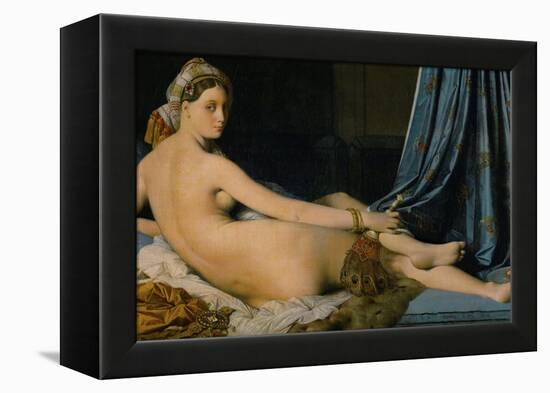 The Great Odalisque, 1814-Jean-Auguste-Dominique Ingres-Framed Premier Image Canvas