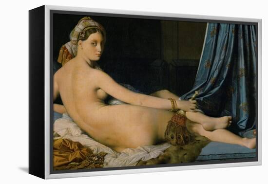 The Great Odalisque, 1814-Jean-Auguste-Dominique Ingres-Framed Premier Image Canvas