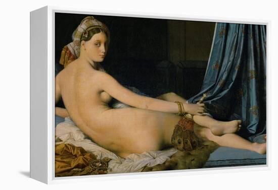 The Great Odalisque, 1814-Jean-Auguste-Dominique Ingres-Framed Premier Image Canvas