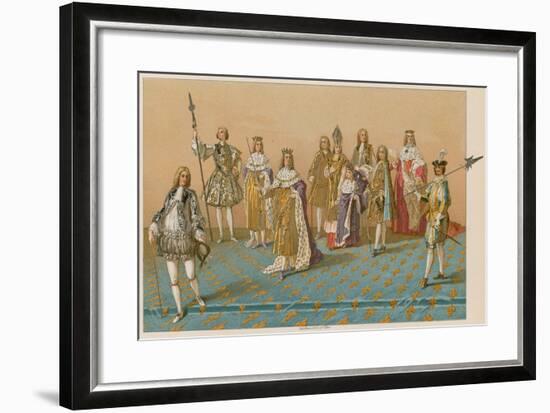 The Great Officers of State at a Coronation-null-Framed Giclee Print