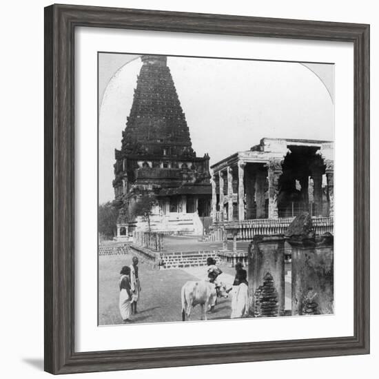 The Great Pagoda of Tanjore (Thanjavu), India, 1902-BL Singley-Framed Photographic Print