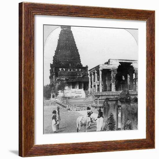 The Great Pagoda of Tanjore (Thanjavu), India, 1902-BL Singley-Framed Photographic Print