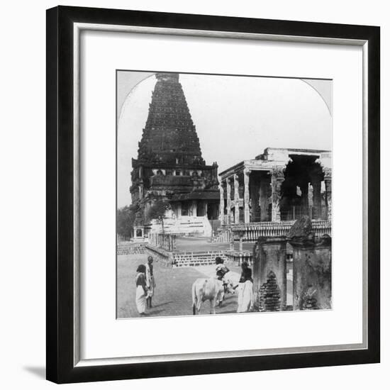 The Great Pagoda of Tanjore (Thanjavu), India, 1902-BL Singley-Framed Photographic Print