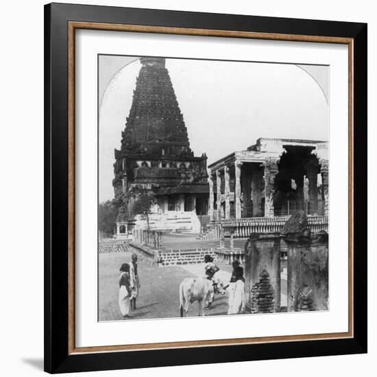 The Great Pagoda of Tanjore (Thanjavu), India, 1902-BL Singley-Framed Photographic Print