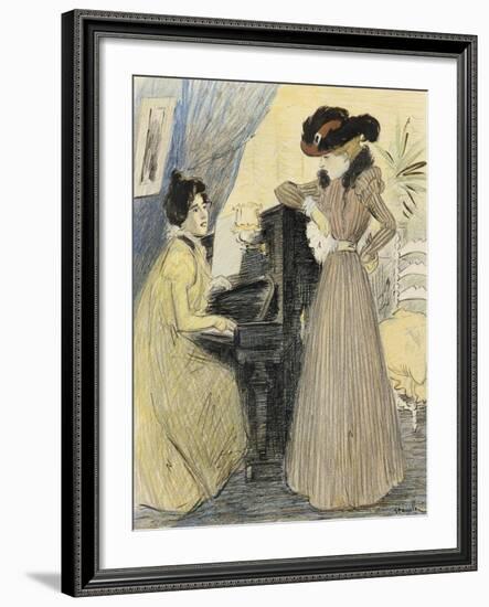 The Great Pains, 1898-Théophile Alexandre Steinlen-Framed Giclee Print