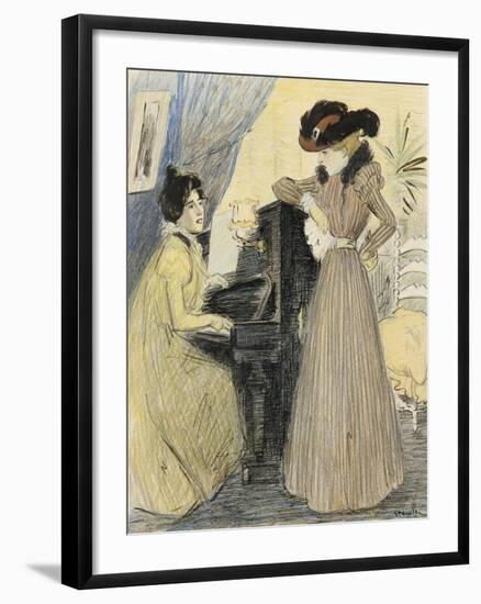 The Great Pains, 1898-Théophile Alexandre Steinlen-Framed Giclee Print