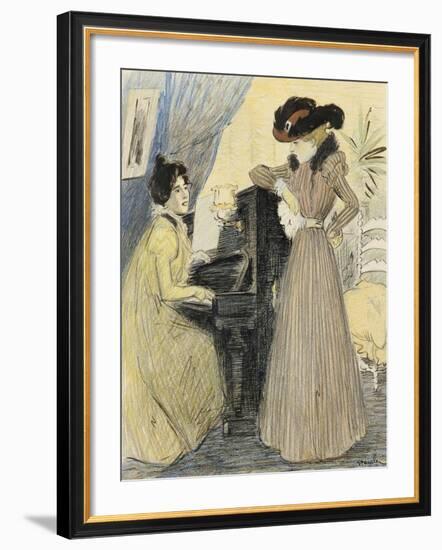 The Great Pains, 1898-Théophile Alexandre Steinlen-Framed Giclee Print