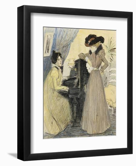 The Great Pains, 1898-Théophile Alexandre Steinlen-Framed Giclee Print