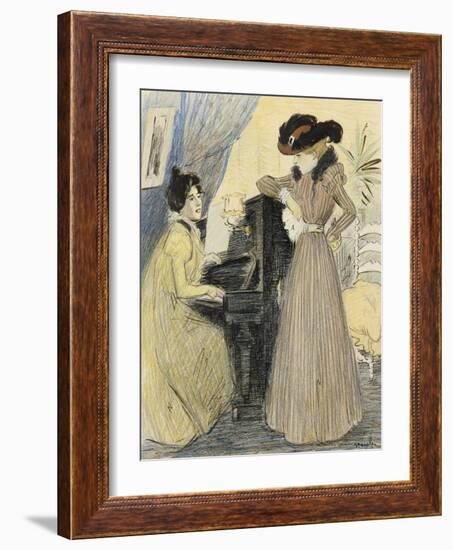 The Great Pains, 1898-Théophile Alexandre Steinlen-Framed Giclee Print