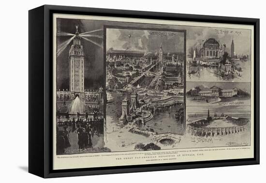 The Great Pan-American Exposition at Buffalo, USA-null-Framed Premier Image Canvas