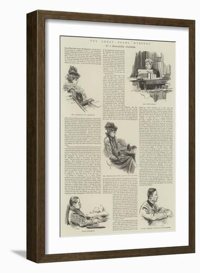 The Great Pearl Mystery-William Douglas Almond-Framed Giclee Print