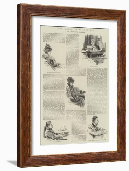 The Great Pearl Mystery-William Douglas Almond-Framed Giclee Print