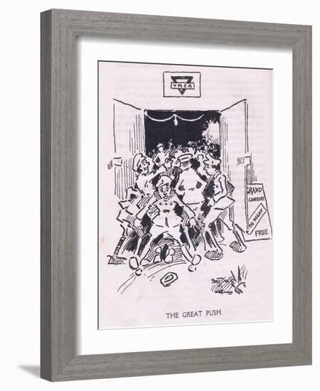 The Great Push-Cyrus Cuneo-Framed Giclee Print