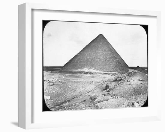 The Great Pyramid of Khufu (Cheop), Giza, Egypt, C1890-Newton & Co-Framed Photographic Print