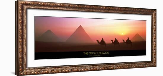 The Great Pyramids of Giza, Egypt-Shashin Koubou-Framed Art Print