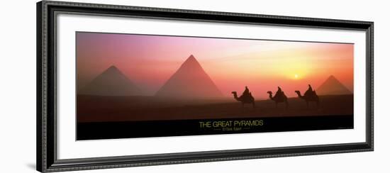 The Great Pyramids of Giza, Egypt-Shashin Koubou-Framed Art Print