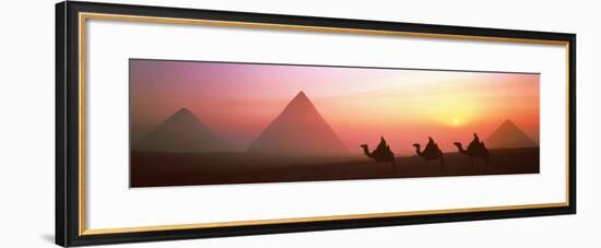 The Great Pyramids of Giza, Egypt-Shashin Koubou-Framed Art Print
