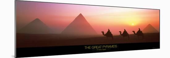 The Great Pyramids of Giza, Egypt-Shashin Koubou-Mounted Art Print