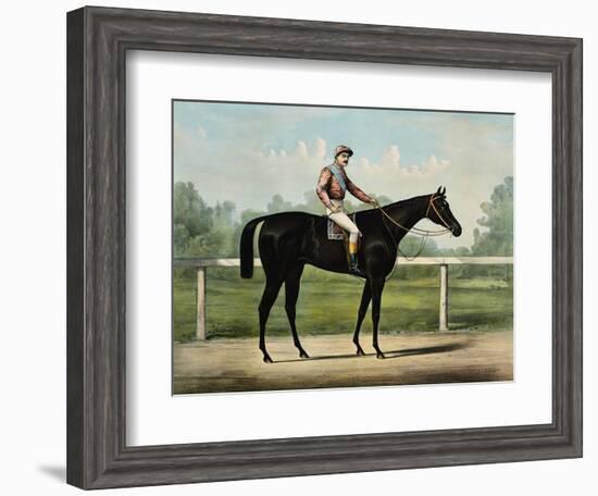 The Great Racer Kingston-Currier & Ives-Framed Giclee Print