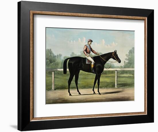 The Great Racer Kingston-Currier & Ives-Framed Giclee Print