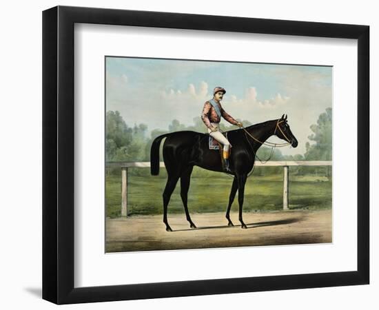 The Great Racer Kingston-Currier & Ives-Framed Giclee Print