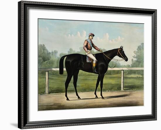 The Great Racer Kingston-Currier & Ives-Framed Giclee Print