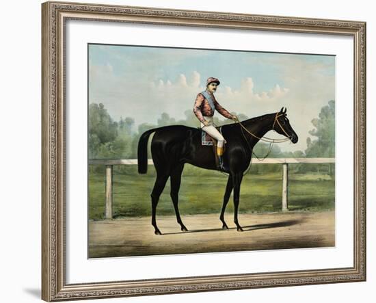 The Great Racer Kingston-Currier & Ives-Framed Giclee Print