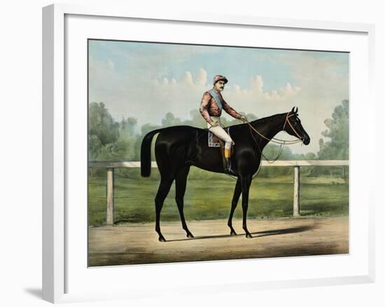 The Great Racer Kingston-Currier & Ives-Framed Giclee Print