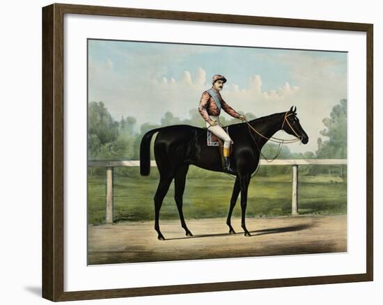 The Great Racer Kingston-Currier & Ives-Framed Giclee Print