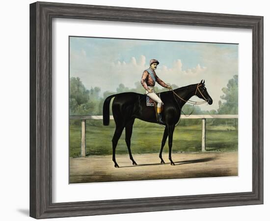 The Great Racer Kingston-Currier & Ives-Framed Giclee Print